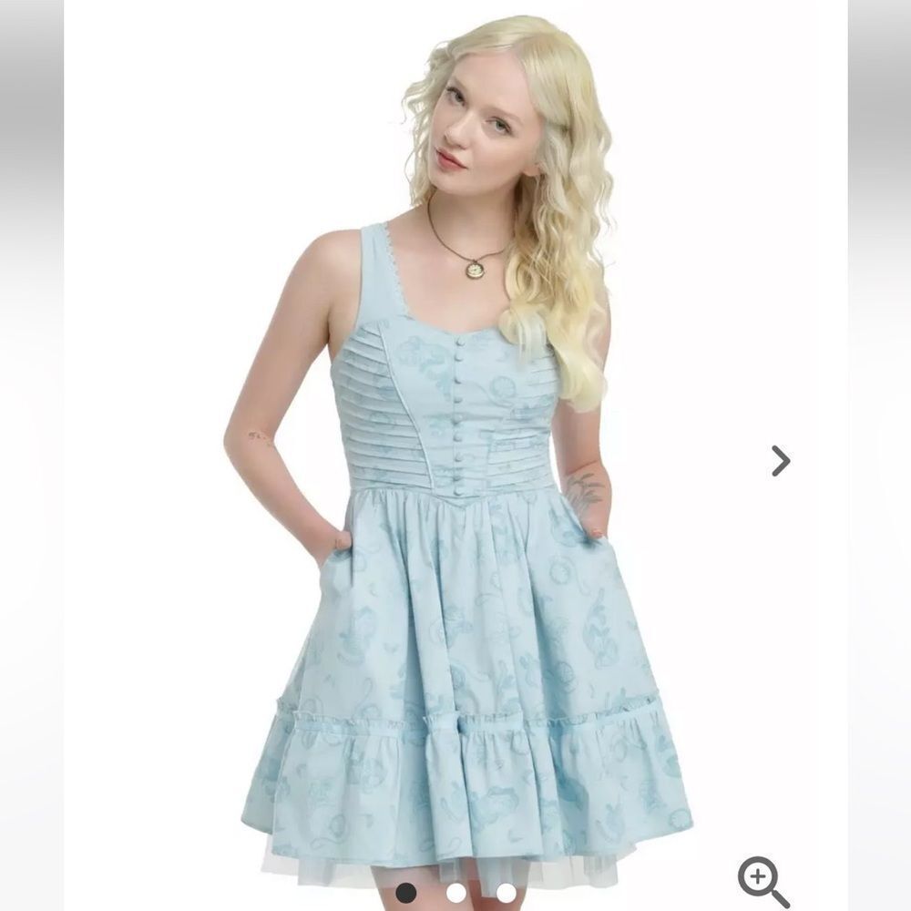 Hot Topic Light Blue Mini Dress